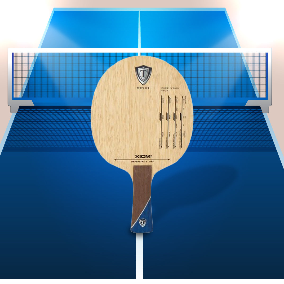 Xiom Offensive S Table Tennis PLY