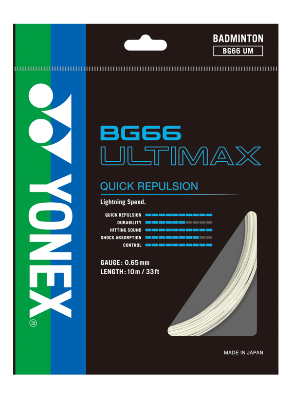 Load image into Gallery viewer, Yonex Bg 66 Ultimax 0.65mm Badminton String
