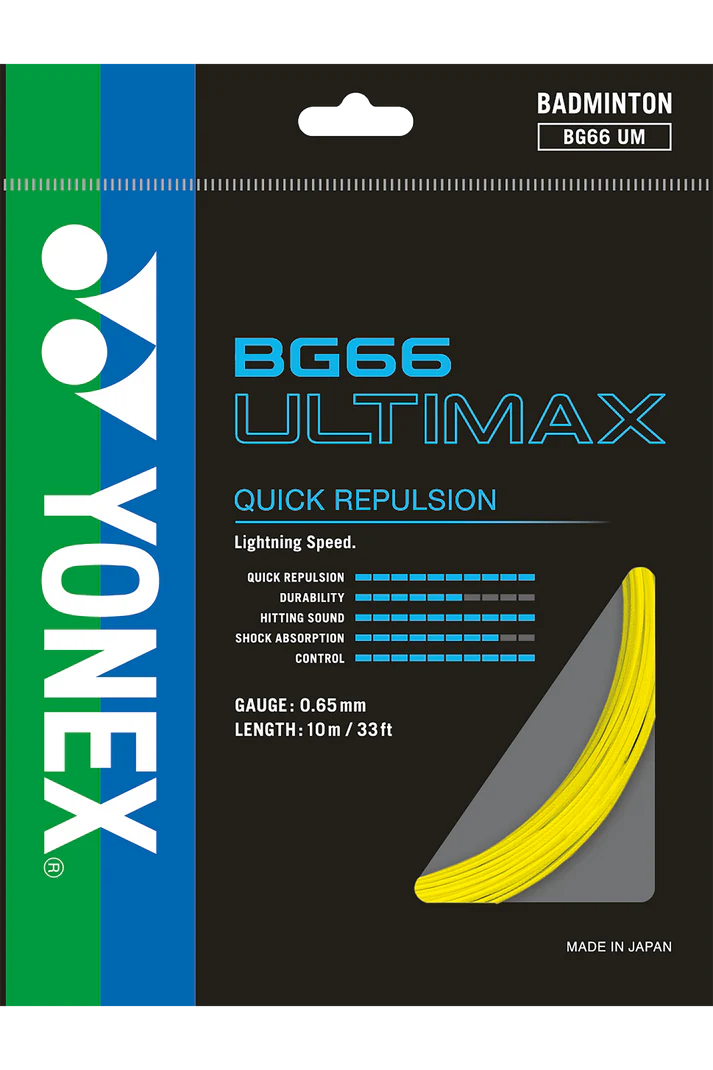 Load image into Gallery viewer, Yonex Bg 66 Ultimax 0.65mm Badminton String
