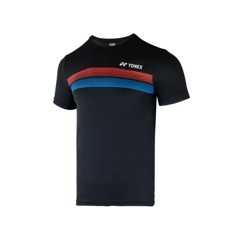 Load image into Gallery viewer, 
Yonex Round Neck RJ-H036-2532 Badminton T-Shirt Jet Black
 
