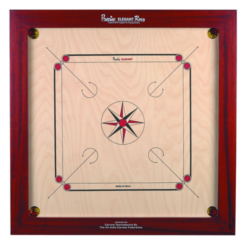 Precise Elegant Rosy Carrom Board