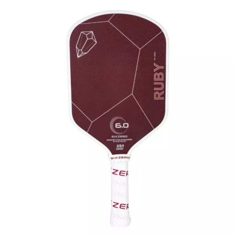 Load image into Gallery viewer, SixZero Ruby Pickleball Paddle Front Image
