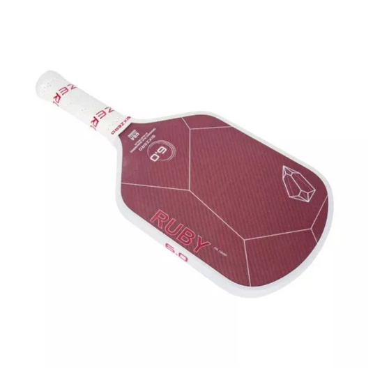 SixZero Ruby Pickleball Paddle Back Image 