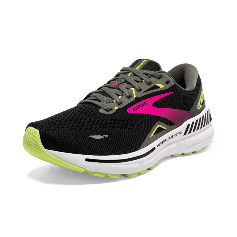 Load image into Gallery viewer, Brooks Adrenaline GTS 23 Women&#39;s Road Running Shoes Black pink Color
