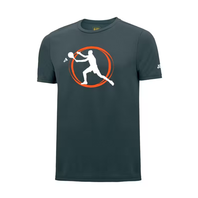 Load image into Gallery viewer, Yonex Round Neck RJ-HO36-2811 Badminton T-Shirt Basalt color
