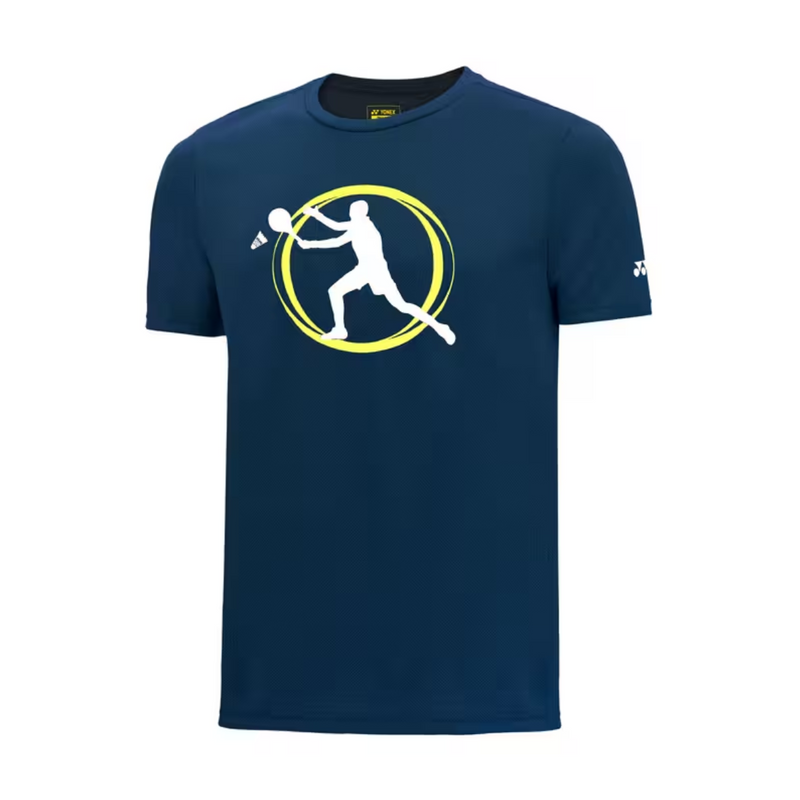 Load image into Gallery viewer, Yonex Round Neck RJ-HO36-2811 Badminton T-Shirt Midnight Blue
