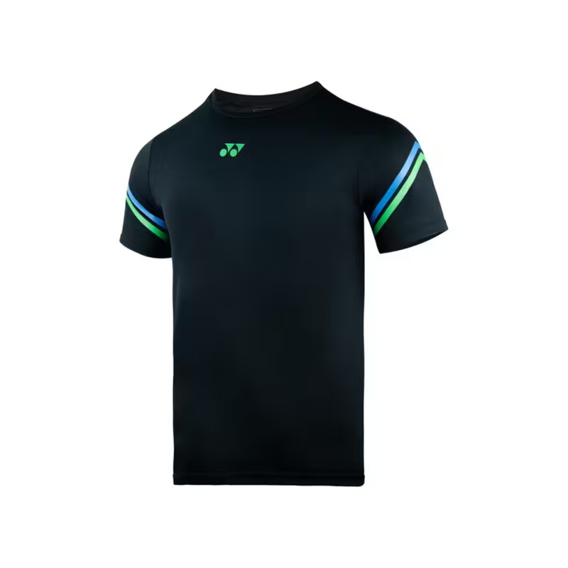 Load image into Gallery viewer, Yonex Round Neck RM-HO36-2812 Badminton T-Shirt Jet Black
