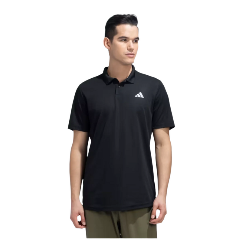 Load image into Gallery viewer, 
Adidas Club Pique Polo Running T-Shirt  Black Color
