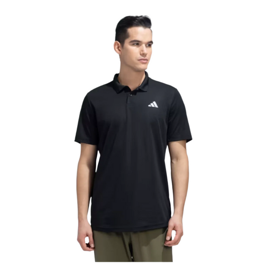 
Adidas Club Pique Polo Running T-Shirt  Black Color