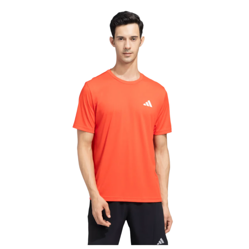 Load image into Gallery viewer, Adidas Solid Poly Running T-Shirt Front Image
