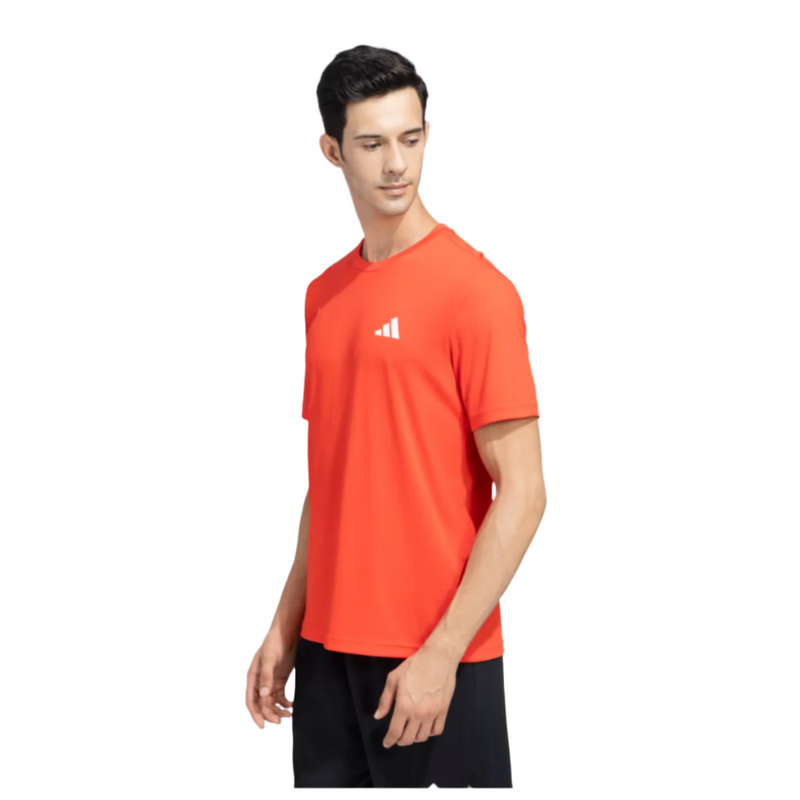 Load image into Gallery viewer, Adidas Solid Poly Running T-Shirt Brired color
