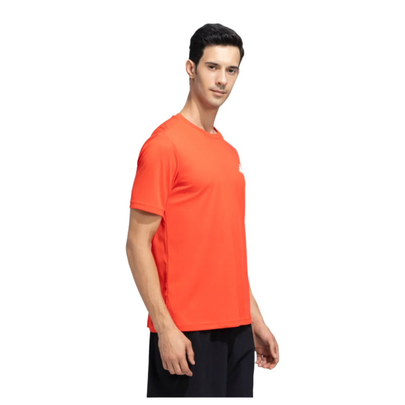 Load image into Gallery viewer, Adidas Solid Poly Running T-Shirt Side Image
