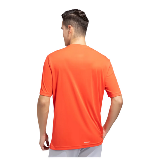 Adidas Poly Mesh Running T-Shirt Back Image