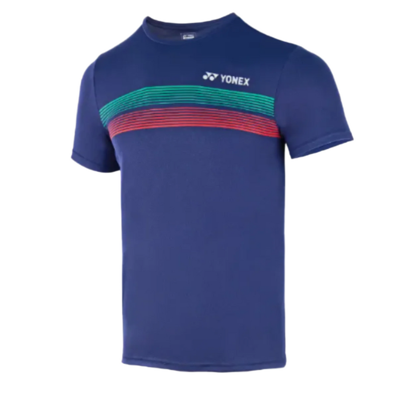 Load image into Gallery viewer, 
Yonex Round Neck RJ-H036-2532 Badminton T-Shirt Patriot Blue

