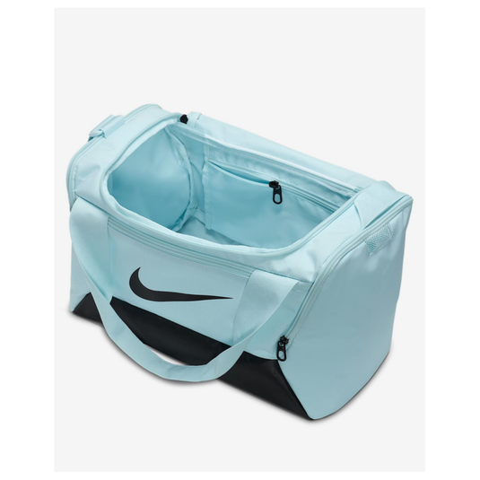 Training Duffel Light Blue Nike Duffel Bag Women Logo Print Duffle Bag With Double Handles