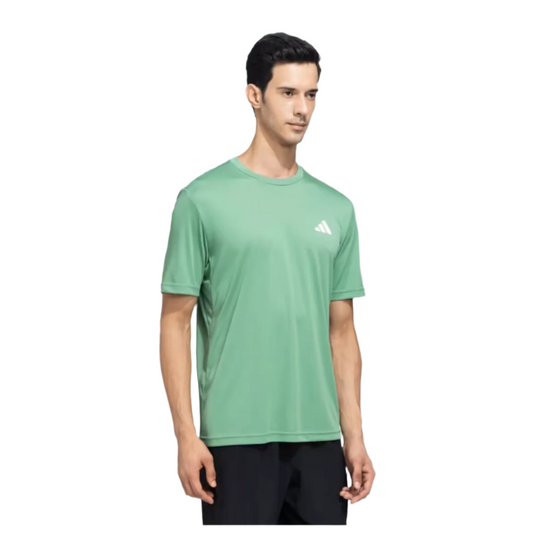 Adidas Poly Mesh Running T-Shirt Green Color