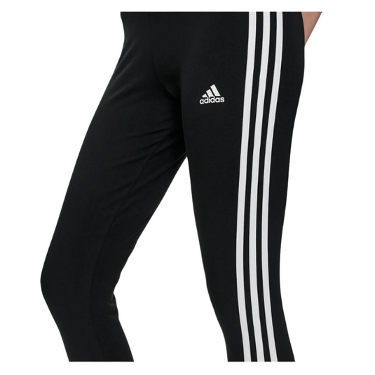 Adidas Essentials 3-Stripes High Waisted Running Tights Black/White Color