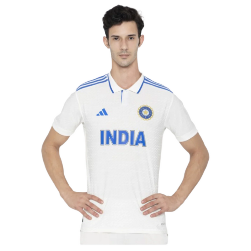 Load image into Gallery viewer, Adidas India Cricket Test Jersey Front Image
