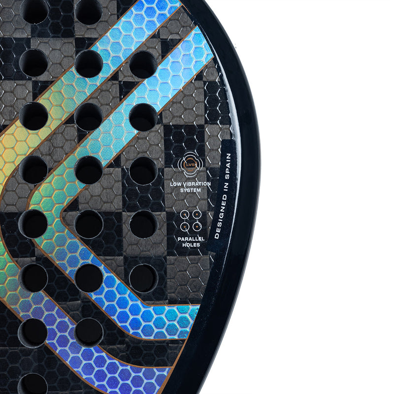 Load image into Gallery viewer, Brisk Zenith 370 Gms Padel Racquet (Designed in Spain) right side view
