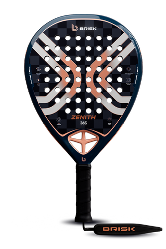 Brisk Zenith 365 Gms Padel Racquet (Designed in Spain)