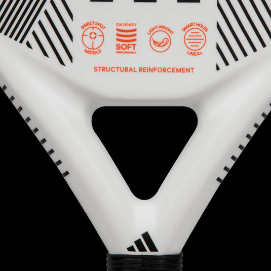 Adidas Match Light 3.3 padel racquet with an ergonomic grip for improved playability
