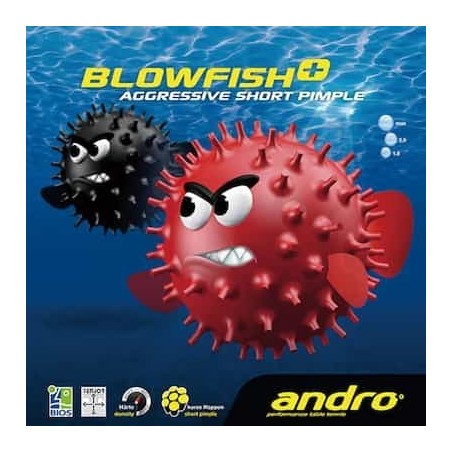 Load image into Gallery viewer, Andro Blowfish+ Table Tennis Rubber
