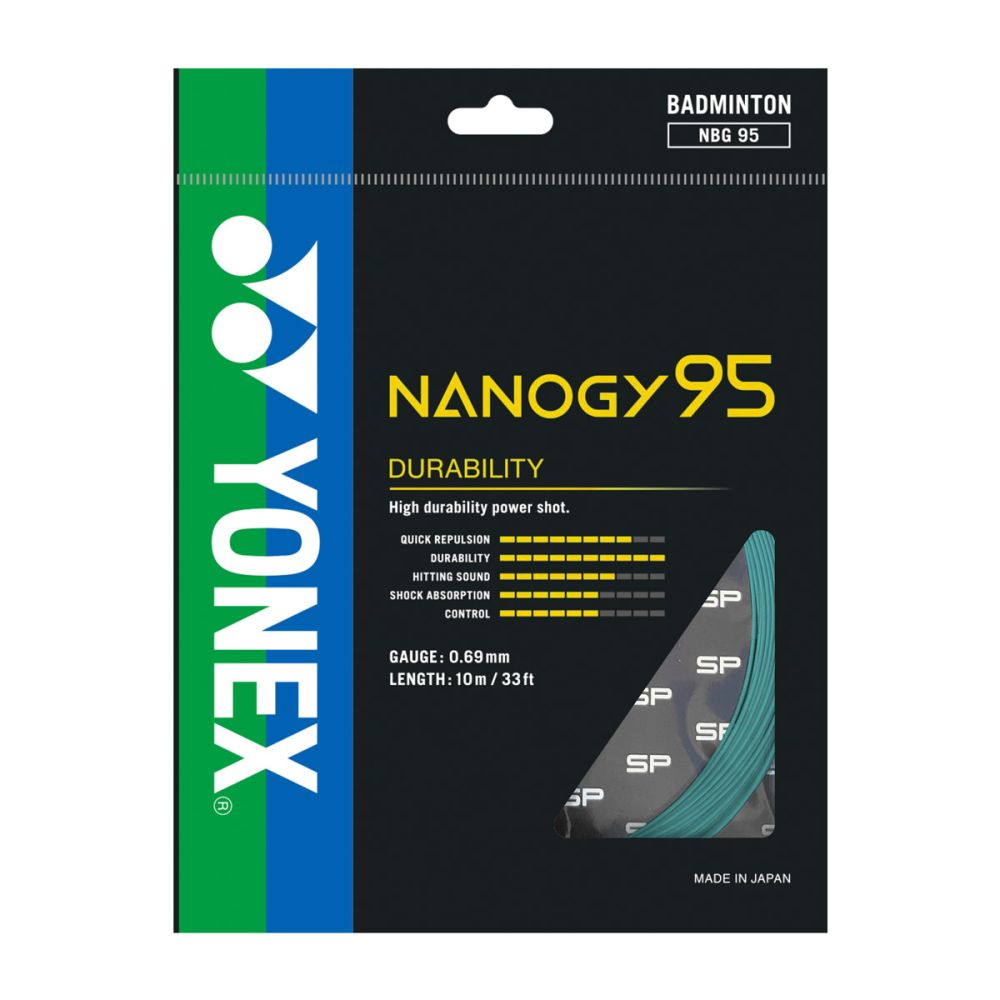     Yonex Nanogy 95 Badminton String blue green