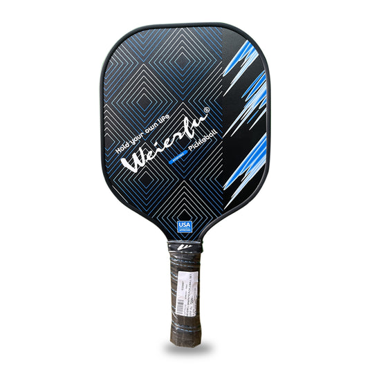 Weierfu Graphite Face Platinum Pickleball Paddle Set back