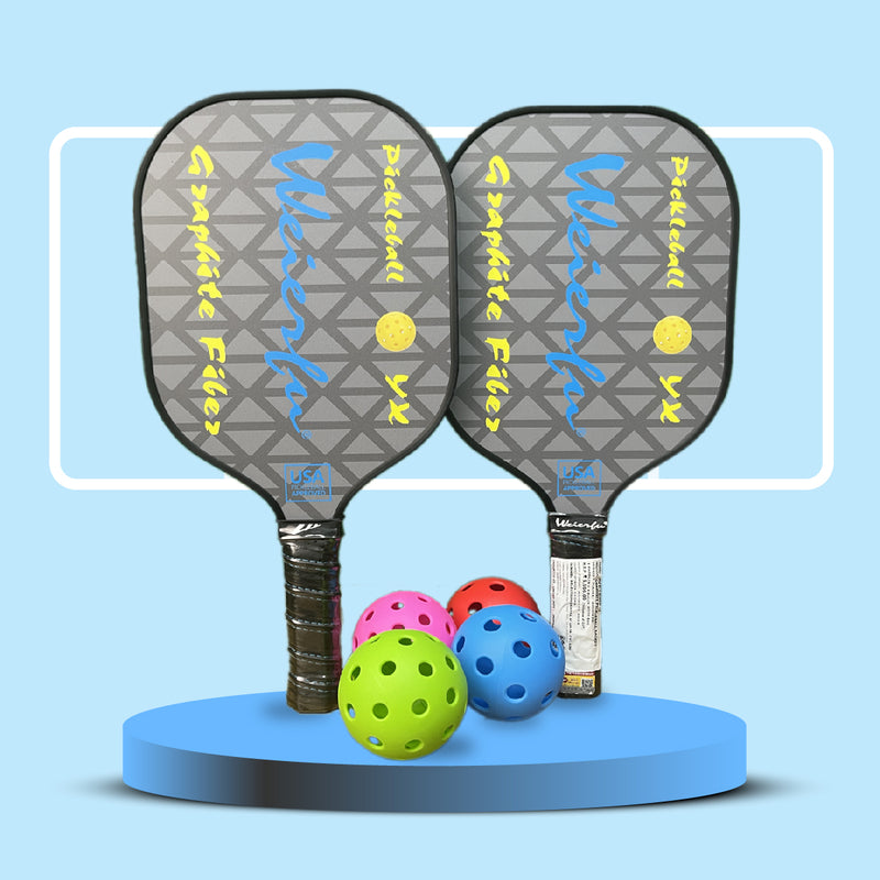 Load image into Gallery viewer, Weierfu Graphite Face Bronze Pickleball Paddle Set
