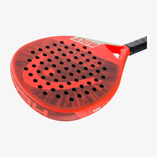 Head Bolt 2023 Padel Racquet red left side view