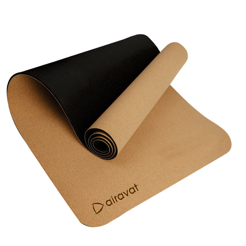 Load image into Gallery viewer, Airavat Cork Yoga Mat
