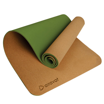 Load image into Gallery viewer, Airavat Cork Yoga Mat
