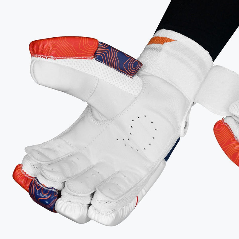 Load image into Gallery viewer, DSC Attitude Red Cricket Batting Gloves
