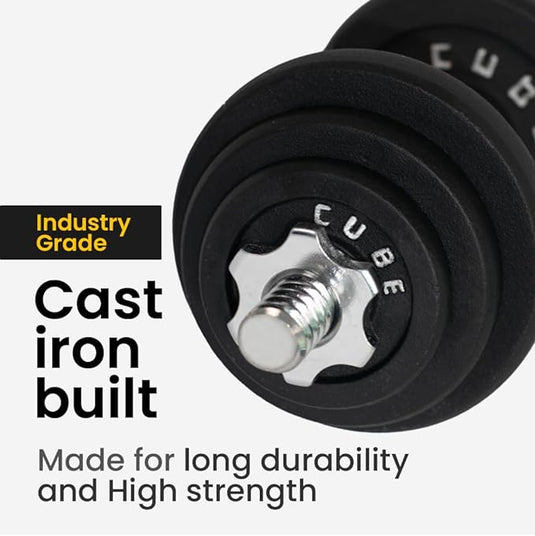 The Cube Adjustable Dumbell 20 Kg Kit