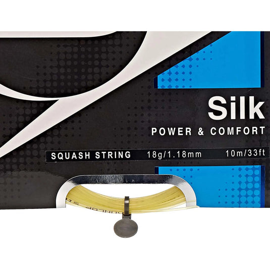 Dunlop Silk 18G Squash String (one racket can be strung)