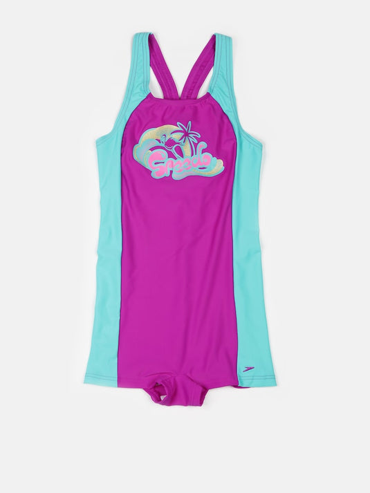 Speedo Girls Cayla Swimming Legsuit1