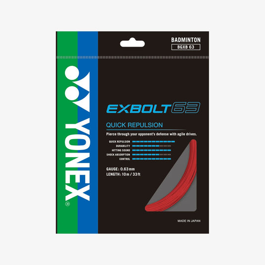 Yonex BG Exbolt 63 Badminton String