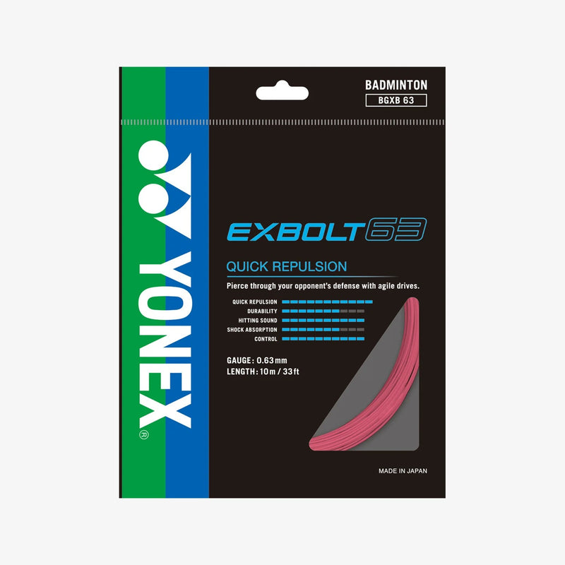 Load image into Gallery viewer, Yonex BG Exbolt 63 Badminton String
