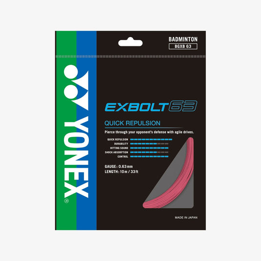 Yonex BG Exbolt 63 Badminton String