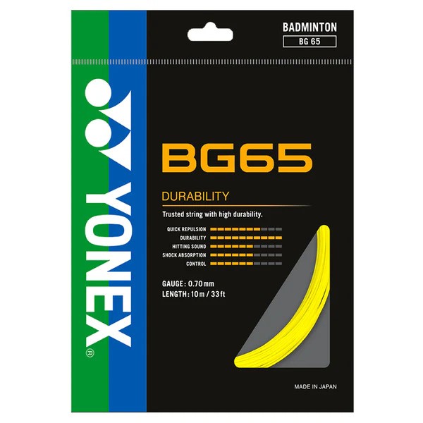 YONEX　 EXBOLT 65　100m Buy Yonex BG Exbolt 65 Badminton String Online SCS Sports