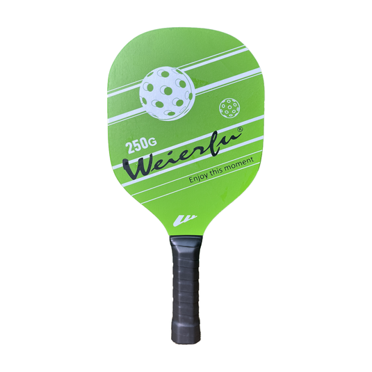 Weierfu Wooden Pickleball Paddle Set single green color