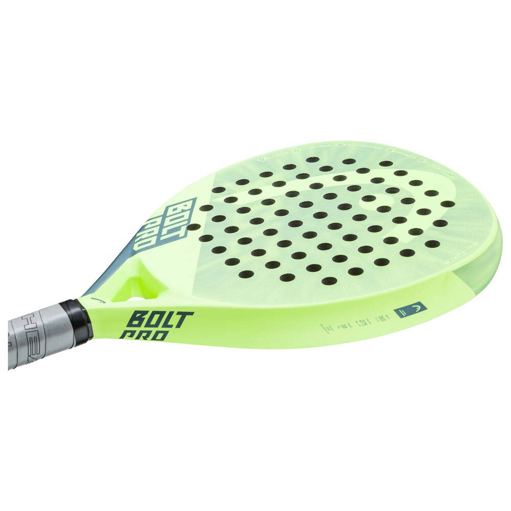 Head Bolt Pro 2023 padel racquet featuring a balanced design for optimal performance and comfort
