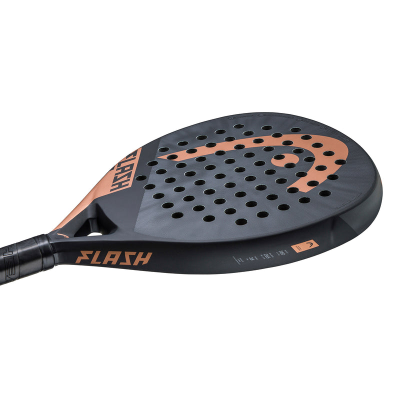 Load image into Gallery viewer, Head Flash 2023 Padel Racquet grey right side
