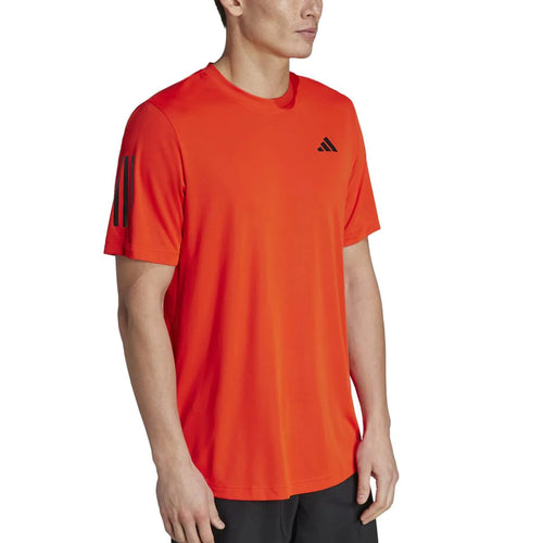 Adidas Club 3 Stripes Tee Running Apparel