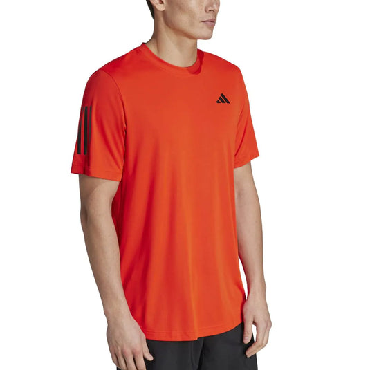 Adidas Club 3 Stripes Tee Running Apparel