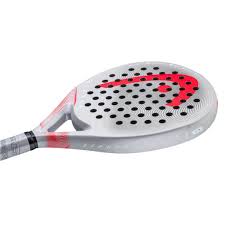 Load image into Gallery viewer, Head Zephyr UL 2023 Padel Racquet white red side
