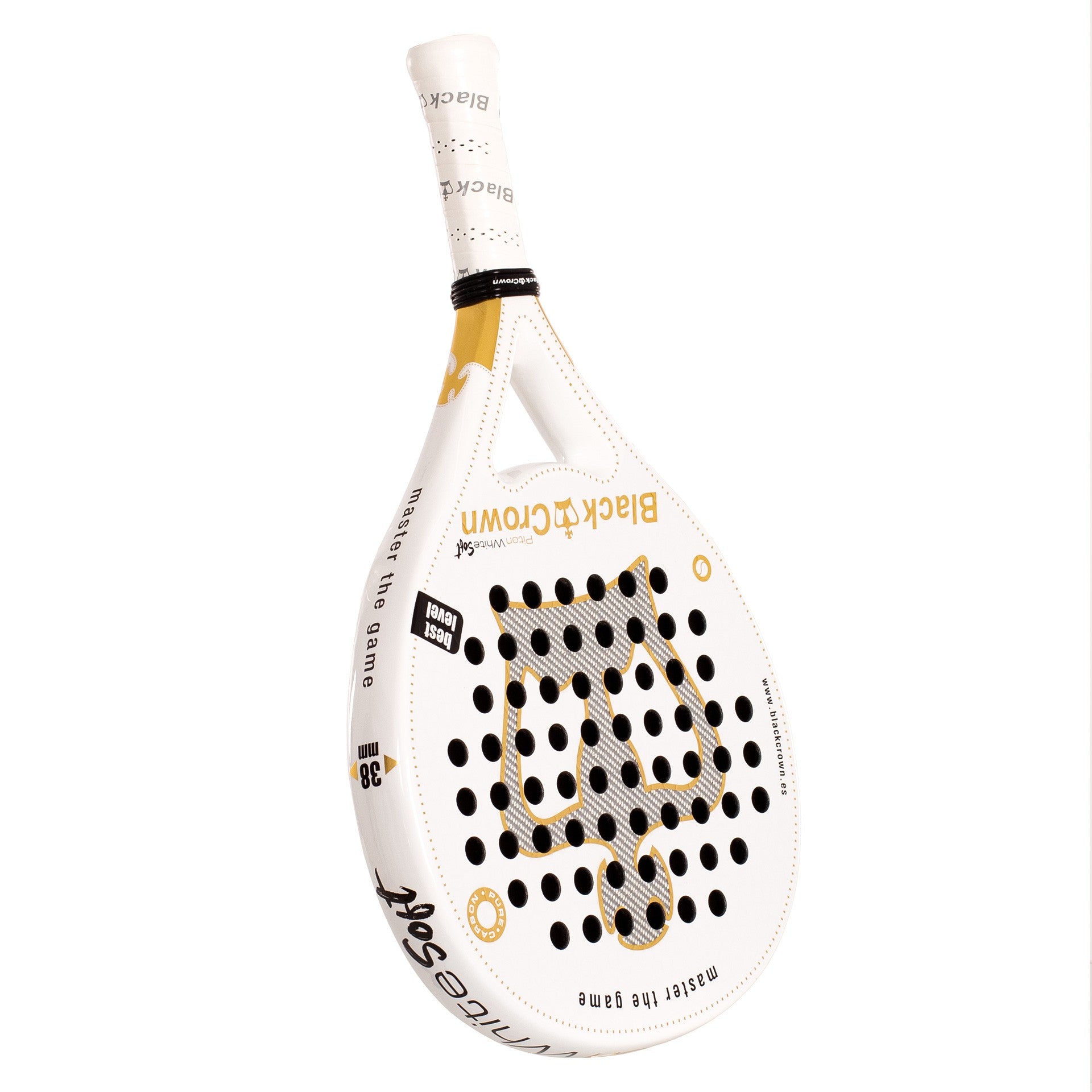 Black Crown Piton White Soft Padel Racket