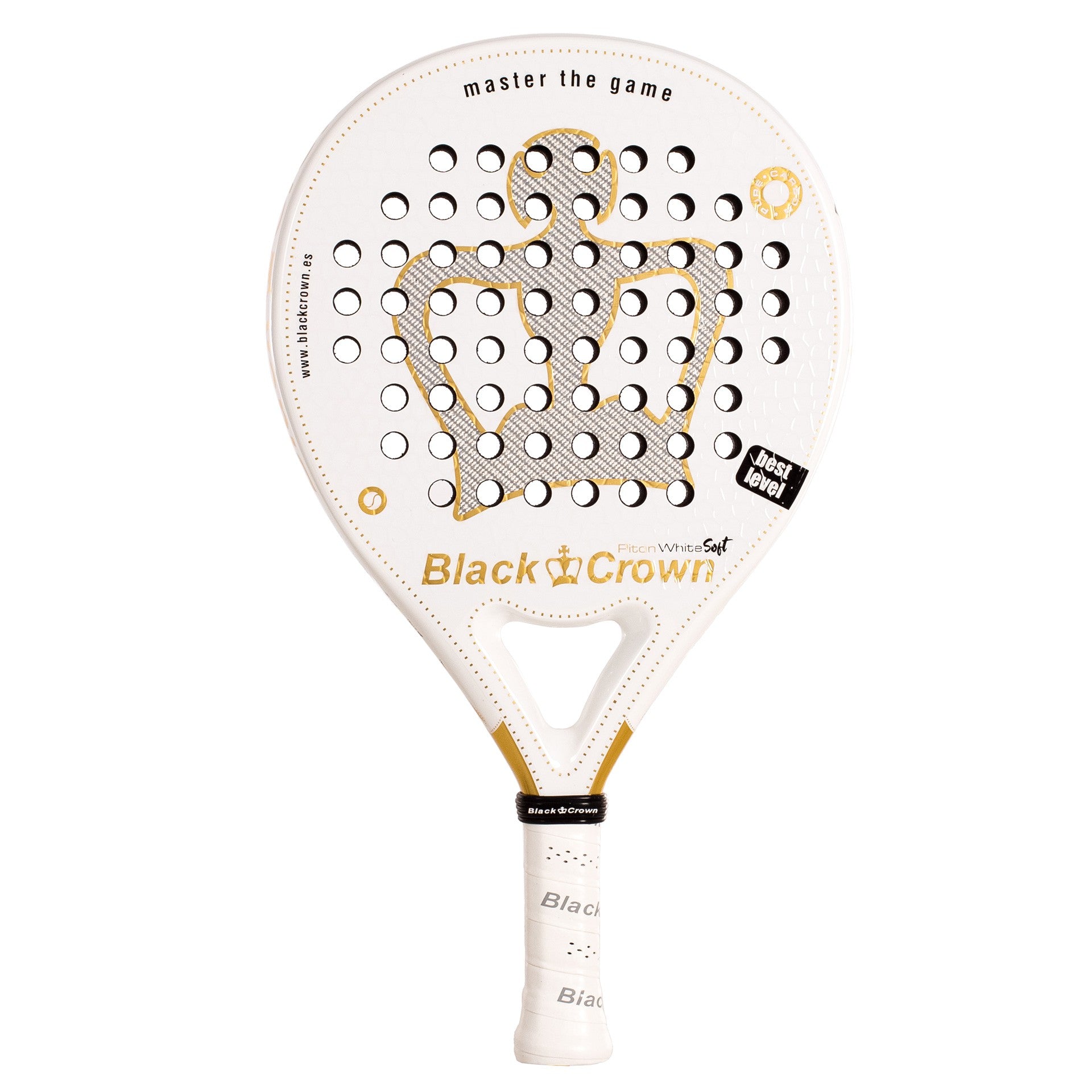 Black Crown Piton White Soft Padel Racket