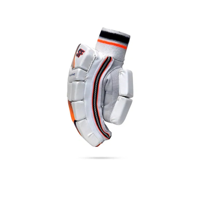 Load image into Gallery viewer, SF Platino Cricket Batting Gloves Side Image
