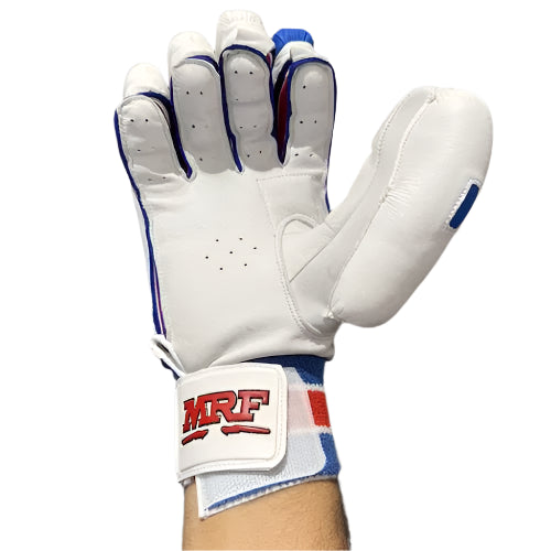 Load image into Gallery viewer, MRF Jr Cricket Batting Gloves  Front View 
